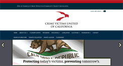 Desktop Screenshot of crimevictimsunited.com